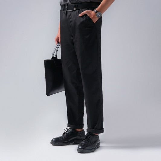 Grandeur Regular Long Pants, Black