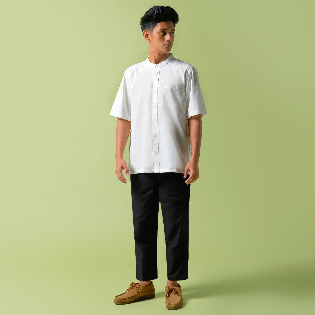 ORCA Kemeja Pendek Shams Short Shirt, White
