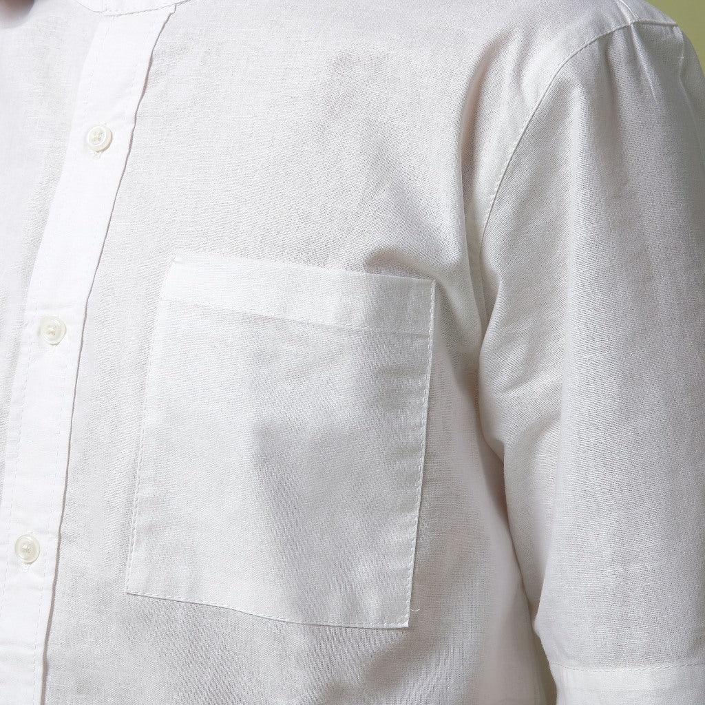 ORCA Kemeja Pendek Shams Short Shirt, White