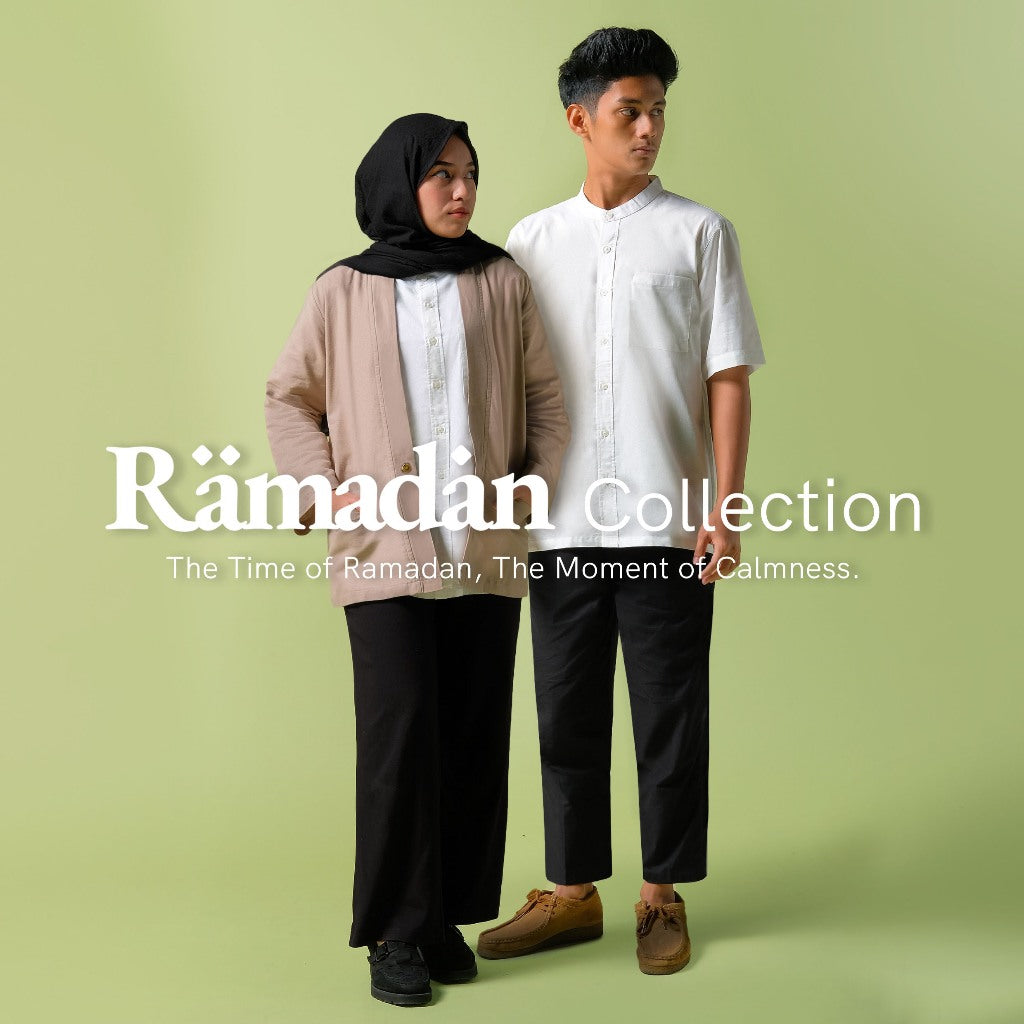 ORCA Kemeja Pendek Shams Short Shirt, White