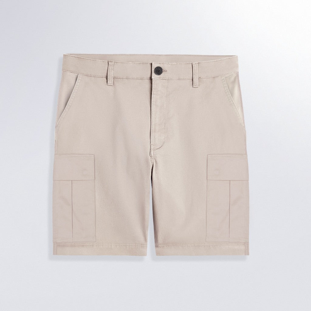 Serenum Regular Short Cargo Pants, Beige