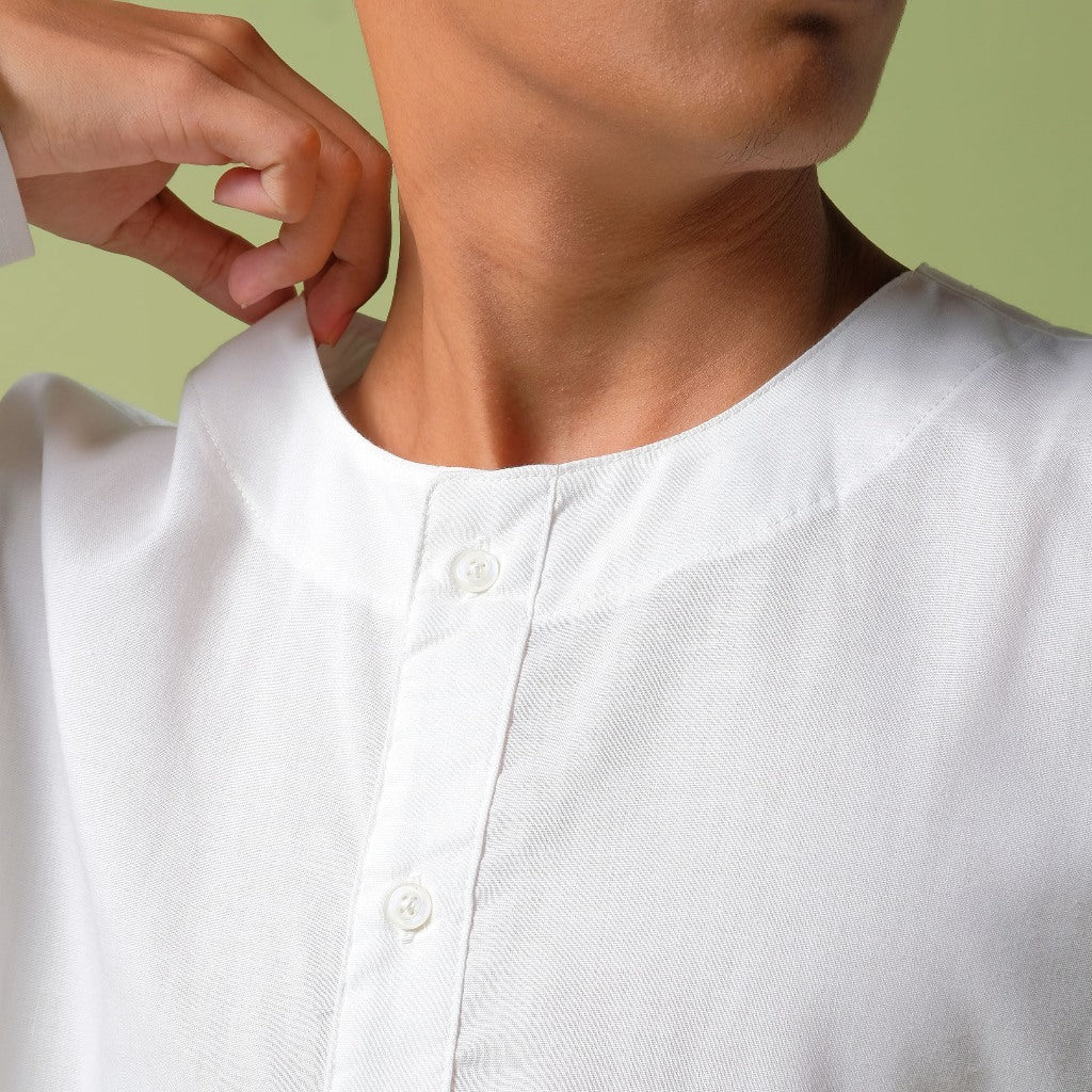 ORCA Kemeja Panjang Talha Versatile Shirt, White