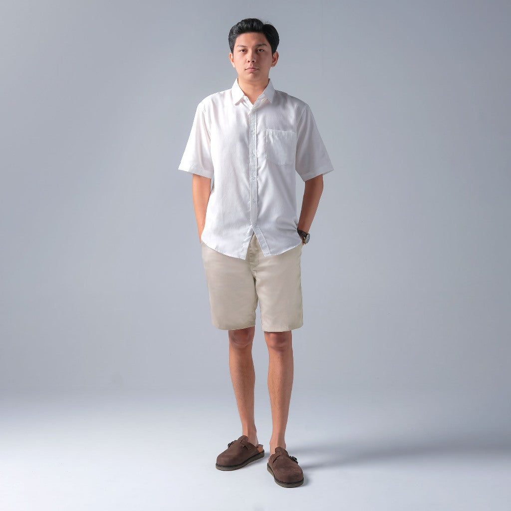 Opulent Regular Short Pants, Beige