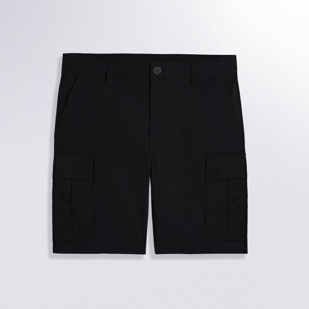 Serenum Regular Short Cargo Pants, Black