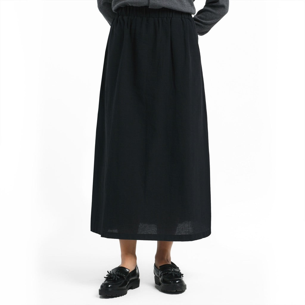 ORCA Rok Wanita Elise Easy Comfort Skirt Women, Black