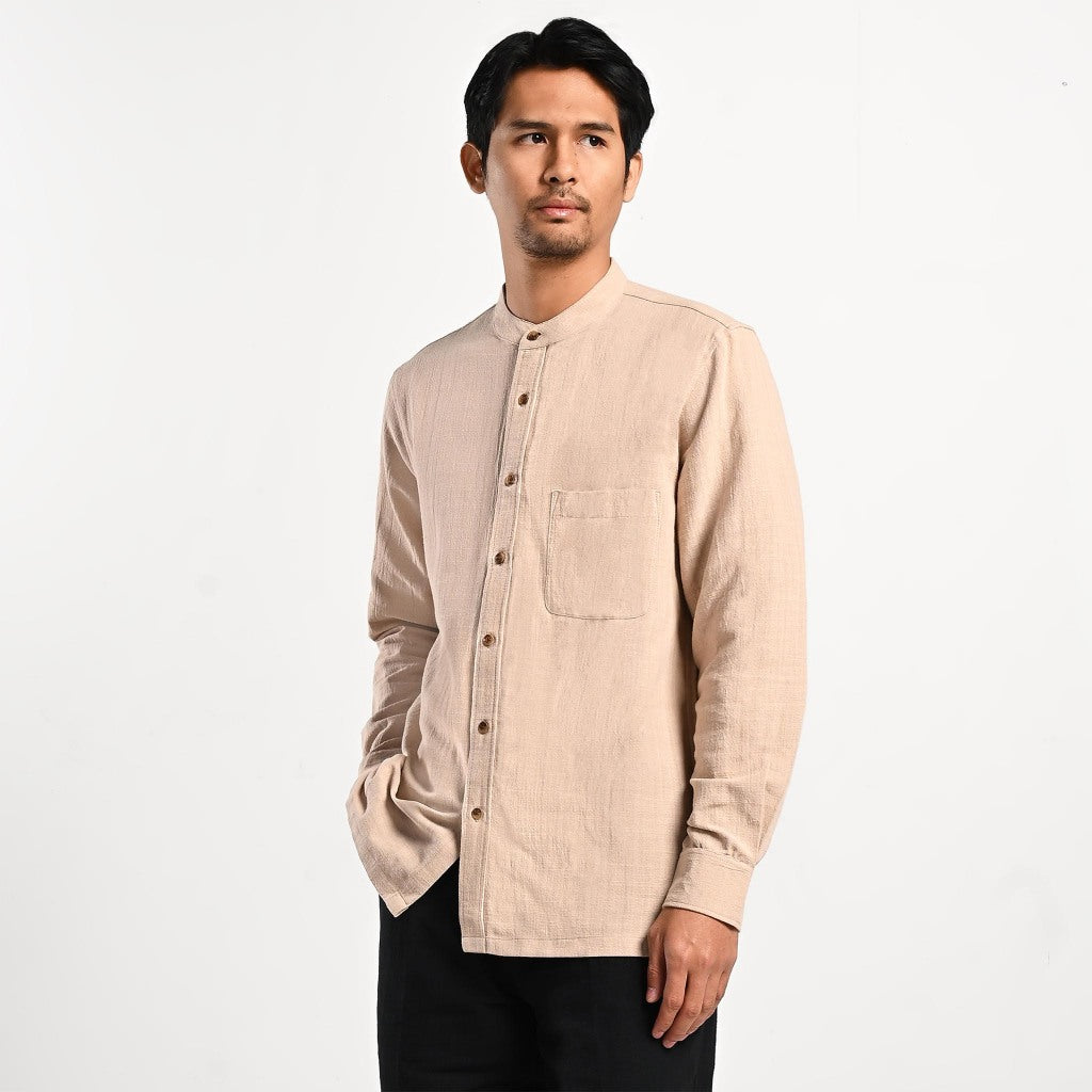 Harir Linen Long Shirt Kemeja Panjang Pria by ORCA