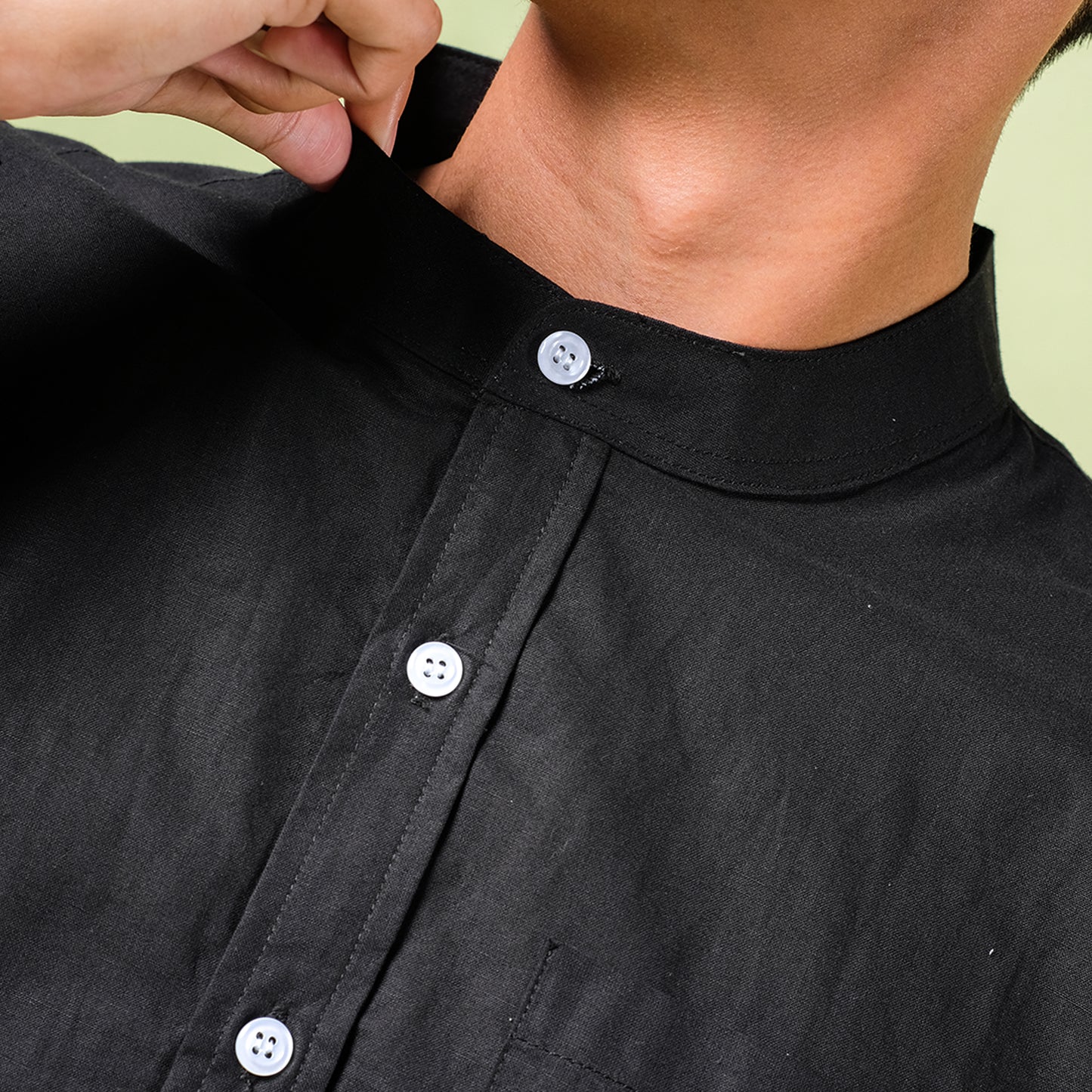 Basheer Shirt Carbon Black