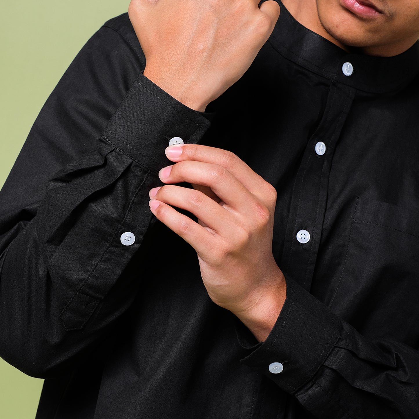 Basheer Shirt Carbon Black