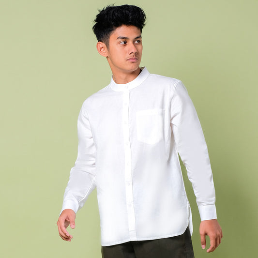 Basheer Shirt Cloudy White