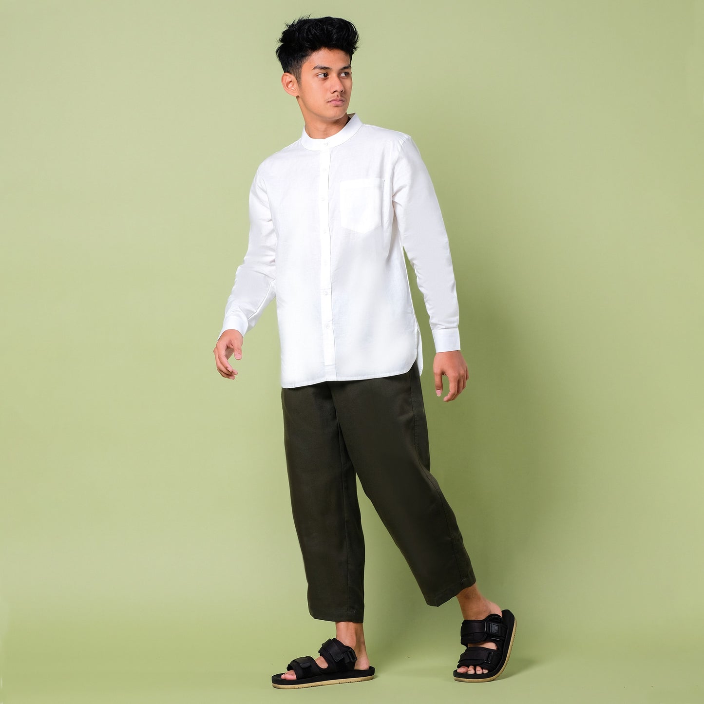 Basheer Shirt Cloudy White