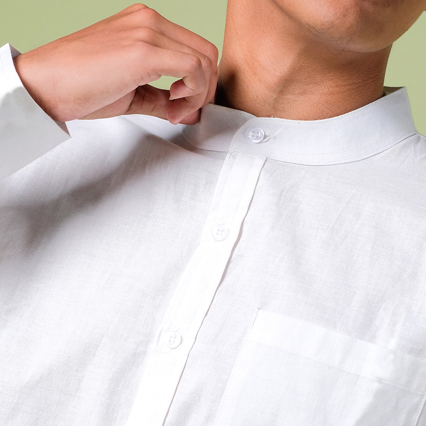 Basheer Shirt Cloudy White