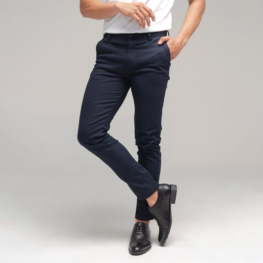 Rex (Stretch) Long Chino Navy