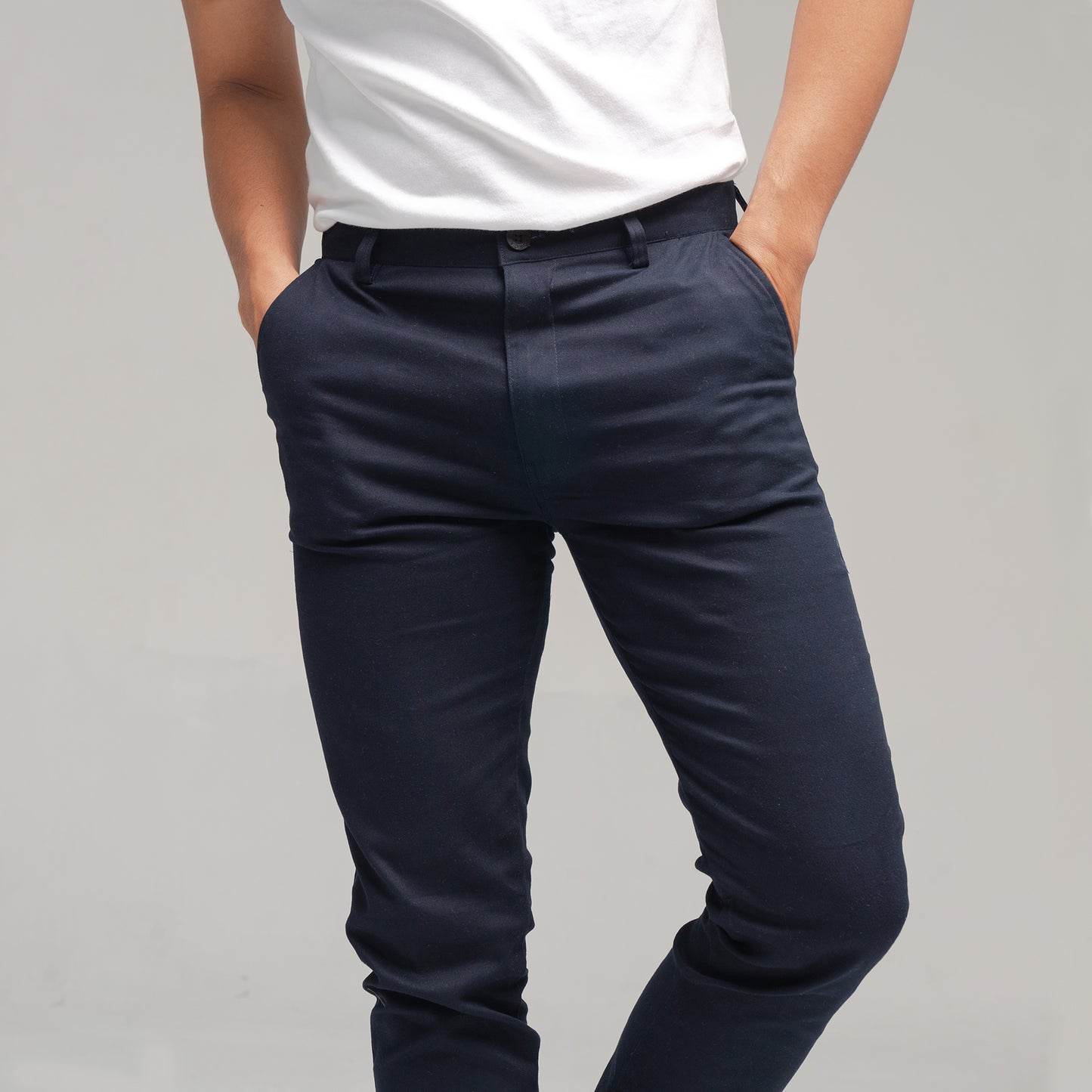 Rex (Stretch) Long Chino Navy