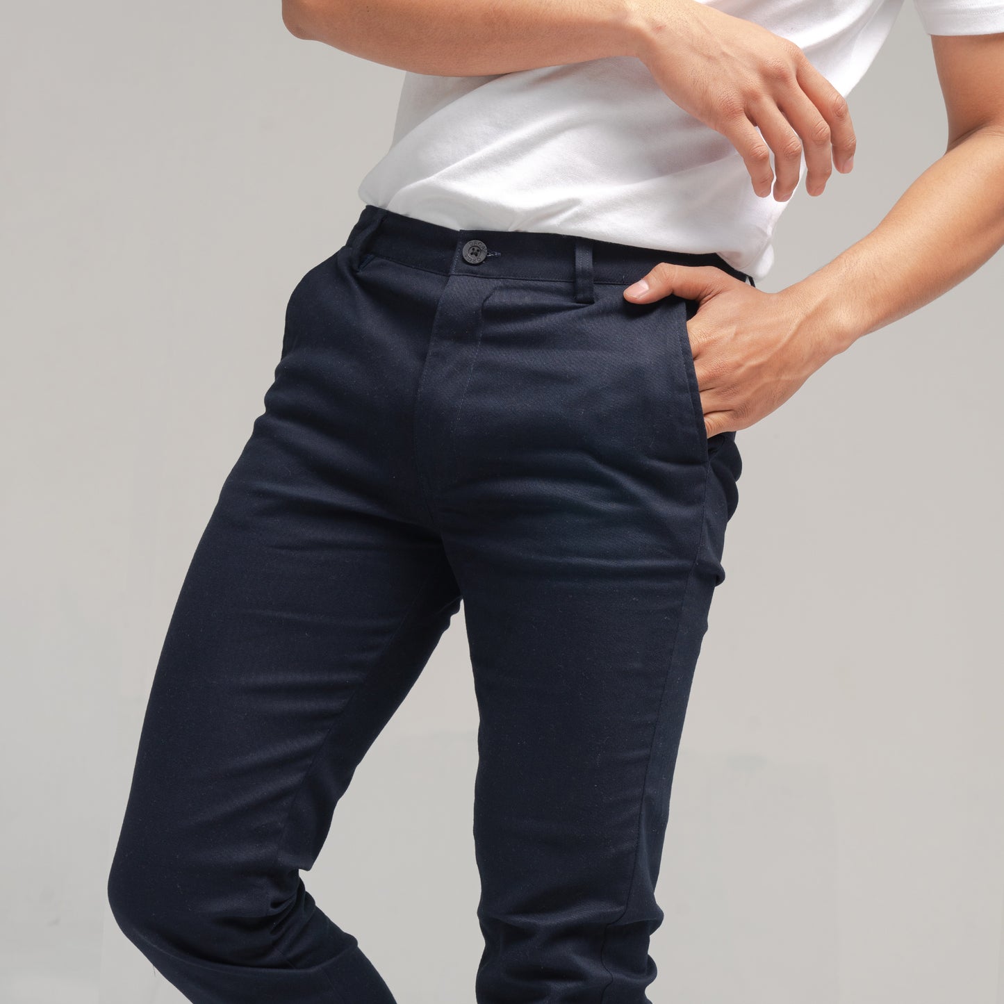 Rex (Stretch) Long Chino Navy