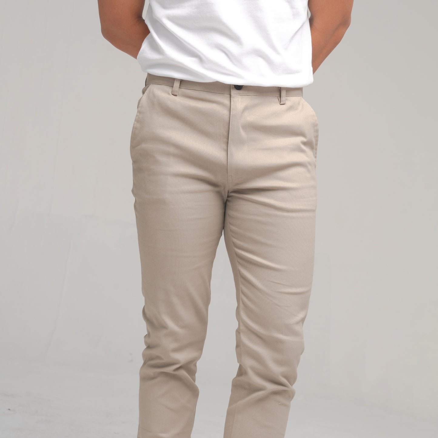 Rex (Stretch) Long Chino Khaki