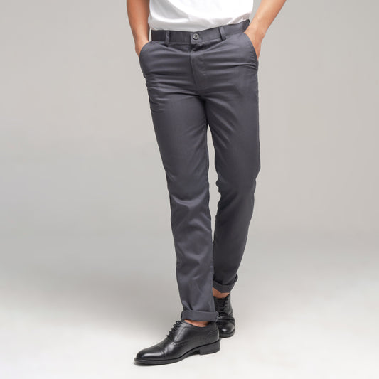 Union (Non Stretch) Long Chino Grey