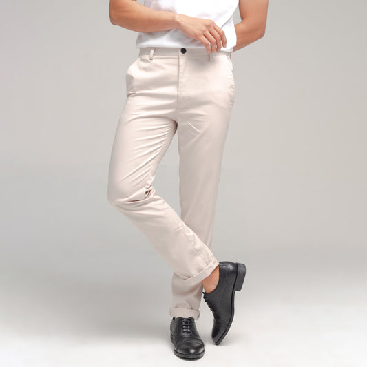 Union (Non Stretch) Long Chino Cream