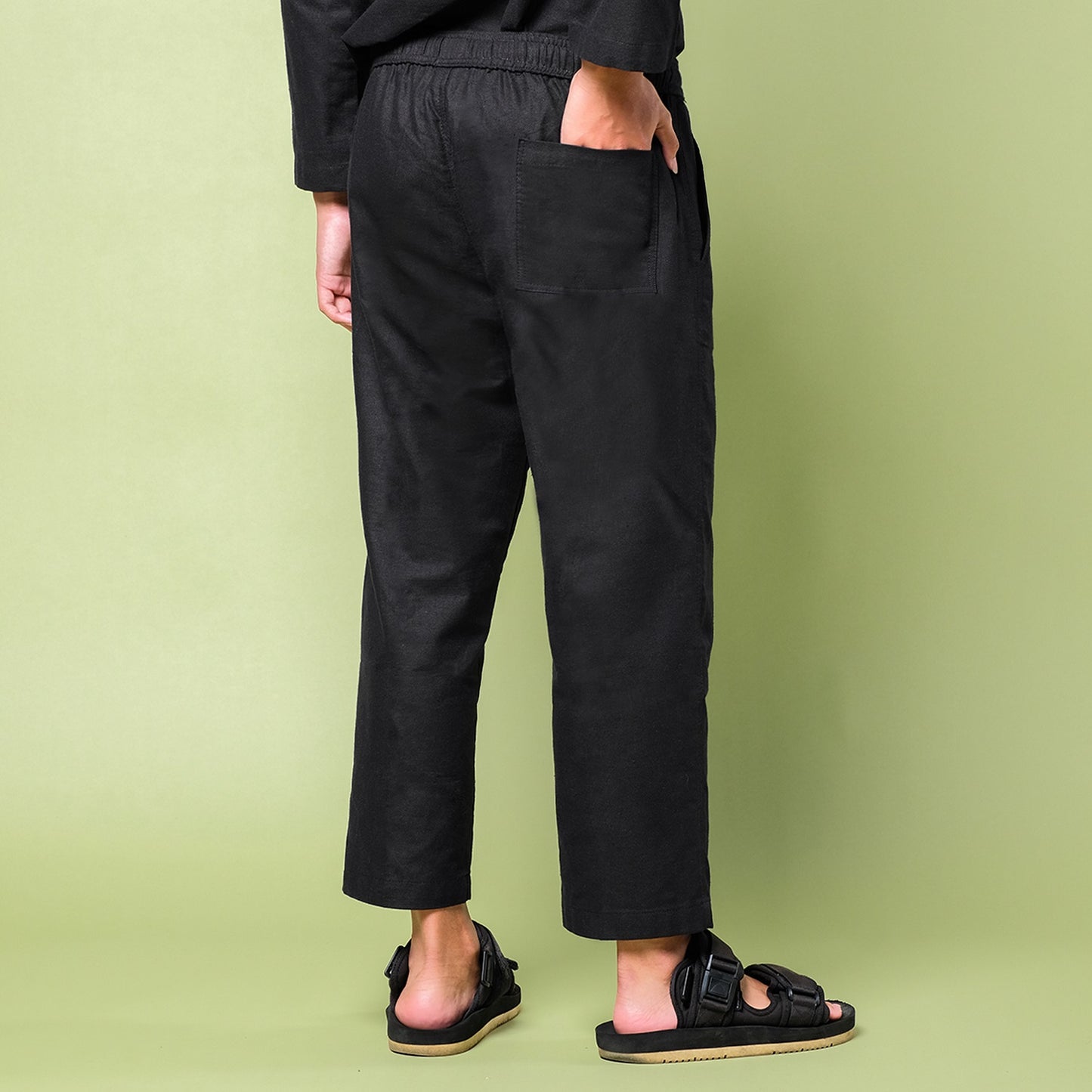 Maheer Ankle Pants Carbon Black