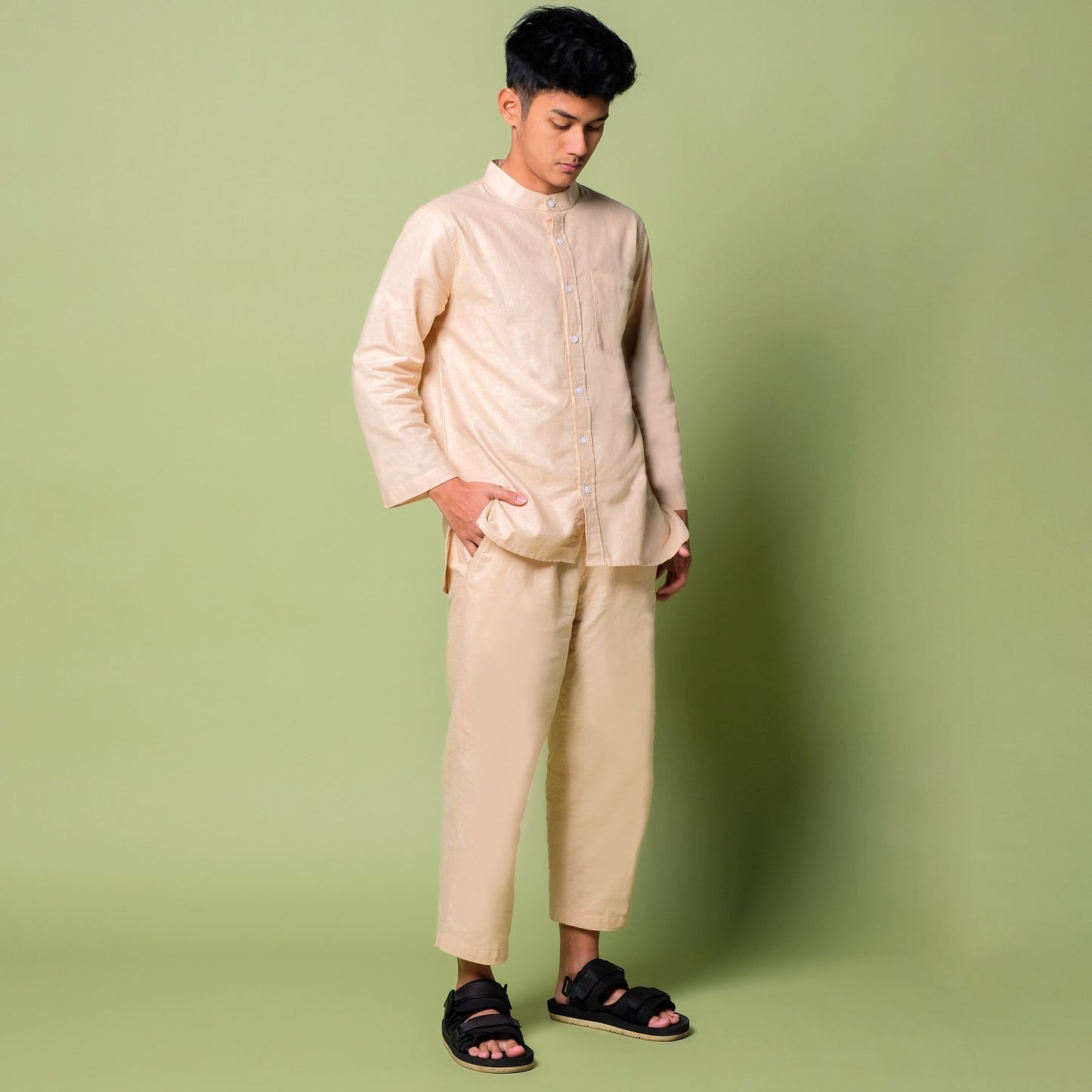 Maheer Ankle Pants Almond Tan
