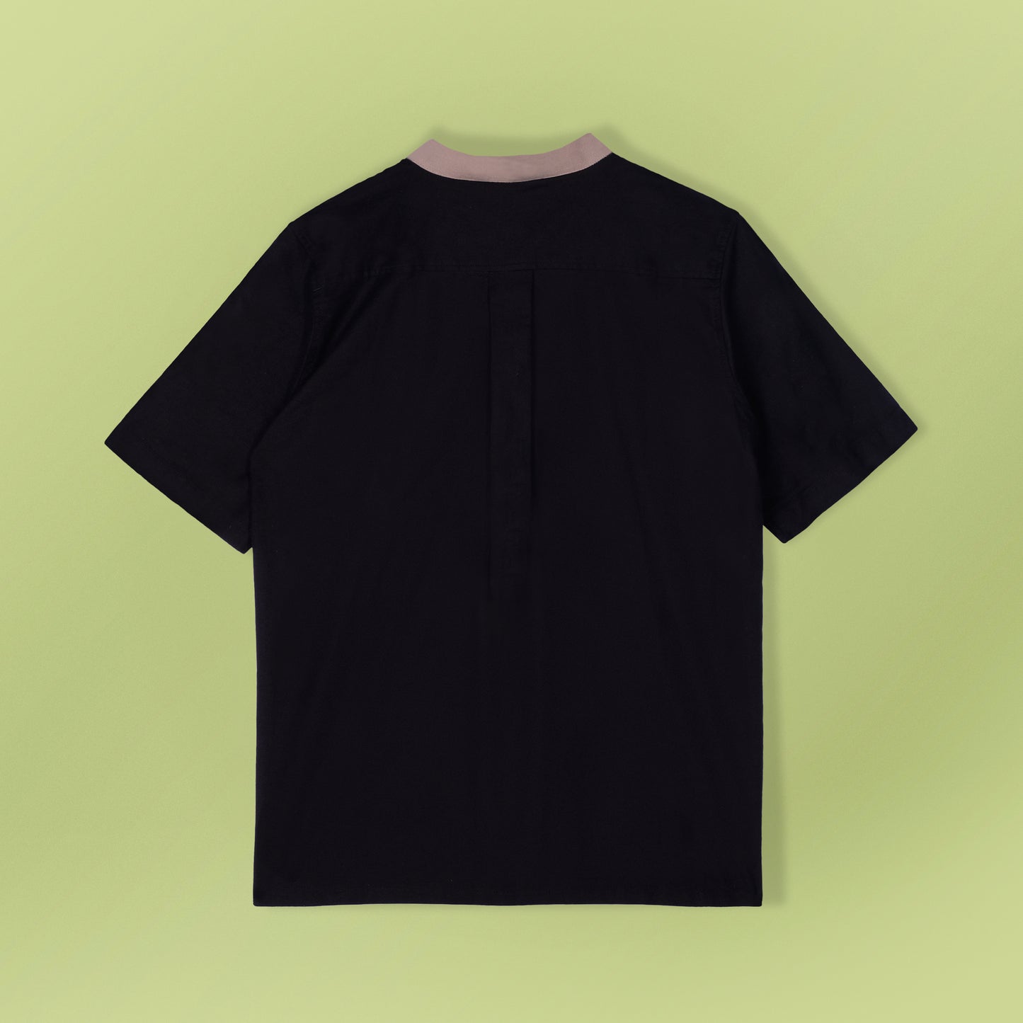 Nazeem Two-Tone Shirt Tan Black